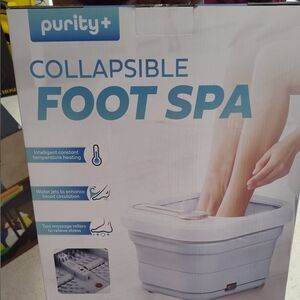 Purity+ Collapsible Foot Spa in White